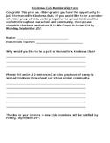 Kindness Club Application for Students