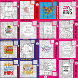 Kindness Collaborative Coloring Project Posters Bundle, Me