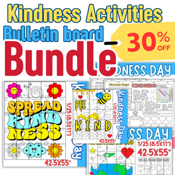 Preview of Kindness, Harmony day,  Collaborative Poster Craft & more Bundle