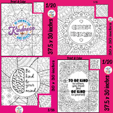 Kindness Collaborative Poster Bundle, Coloring & Puzzle Ac