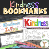 Kindness Coloring Bookmarks