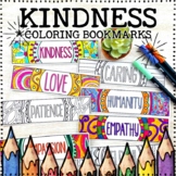 Kindness Coloring Bookmarks to Color | Kindness Activities