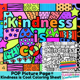 Kindness Coloring Page Fun Pop Art Kindness Day Coloring A