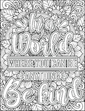 Kindness Day Coloring Page Kindness Activities | I can sta