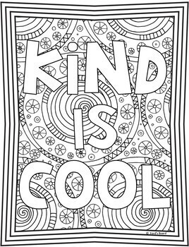Kindness Coloring Pages | Kindness Posters | 20 Fun ...