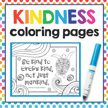 Preview of Kindness Coloring Pages