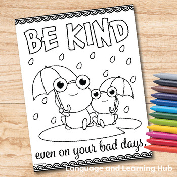 Download Kindness Coloring Pages by Spatial Projects | Teachers Pay ...