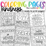 Kindness Coloring Pages Activity Sheets