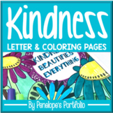 Kindness Coloring Pages & Kind Letter / Kindness Posters -
