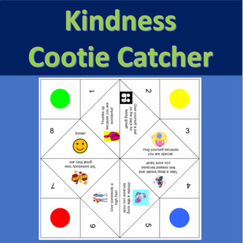 Kindness Cootie Catcher (Fortune Teller) - SEL by The EL Belle | TPT