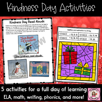 Preview of Kindness Day Activities - 12 Days of Christmas