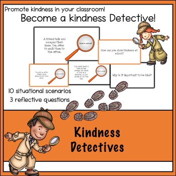 Preview of Elementary Kindness Detectives Powerpoint
