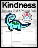 Kindness Dinosaur Craft Writing Activity - Back to School 