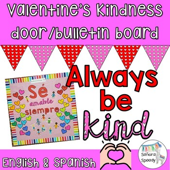 Kindness Door & Bulletin Board February Valentine's Decor Multicultural