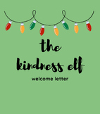 Kindness Elf Welcome Letter