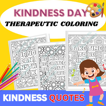 Preview of Kindness February Coloring Pages, Random Acts of Kindness, Kindness Day Coloring