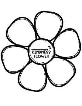 Kindness Flower Craft | SEL Activity | Kindness Week | TpT