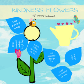 Kindness Flowers: Teach Kindness| Encourage empathy| Support classroom ...