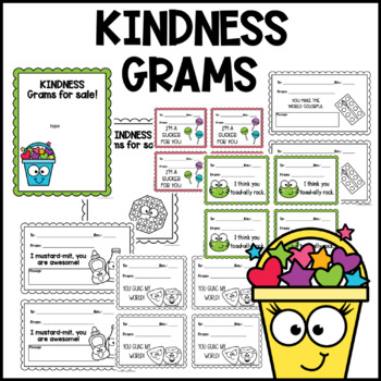 Preview of Kindness Grams for Student Council Candy grams Fundraiser