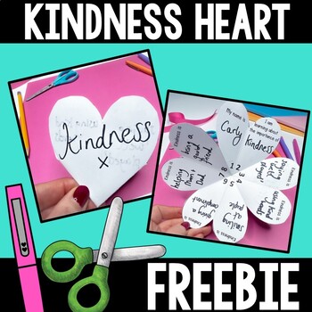 Kindness Heart Craft FREEBIE by The Virtual Explorer | TPT