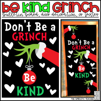Preview of Kindness Holiday/Christmas Bulletin Board, Door Decor, or Poster