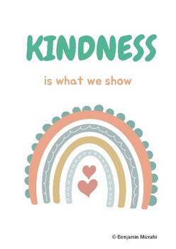 Kindness Is What We Show Print - Classroom Art Print, Bedroom ...