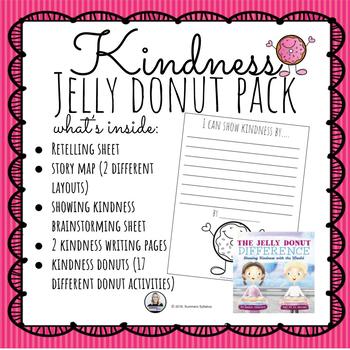 Preview of Kindness Jelly Donut Pack