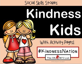 Preview of FREEBIE RHYMING SOCIAL SKILLS STORY "Kindness Kids" #Kindnessnation
