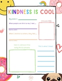 Kindness Lesson Worksheet