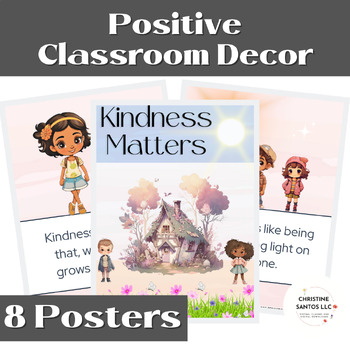Preview of Kindness Matters Posters: 8 Posters