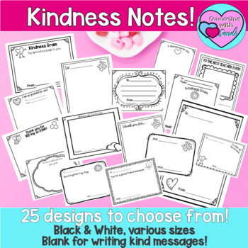Preview of Kindness Notes | Kindness Activities