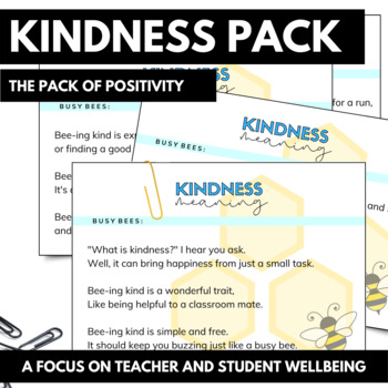 Preview of Kindness - PACK OF POSITIVITY (Wellbeing)