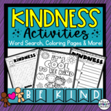 Kindness Coloring Pages, Word Search and MORE!