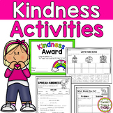 Kindness Activities - Worksheets, Poster, Awards, and Cards