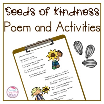 Preview of Kindness Poem and Activities for Acts of Kindness
