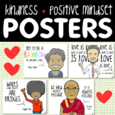 Kindness + Positive Mindset Classroom Posters