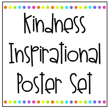 Kindness Poster Pack by Donuts Then Teach | Teachers Pay Teachers