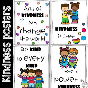 Kindness Posters by The Blooming Mind | TPT