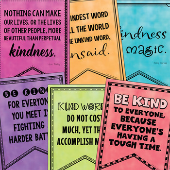 Kindness Posters: 36 Posters for Bulletin Boards, Decor, Classroom ...