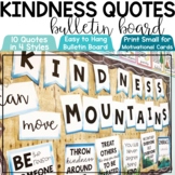 Kindness Back to School Bulletin Board Ideas Mountain Them
