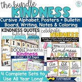 Kindness Posters Bulletin Board Writing Activities Alphabe