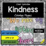 FREE Kindness Quotes Coloring Poster Pages