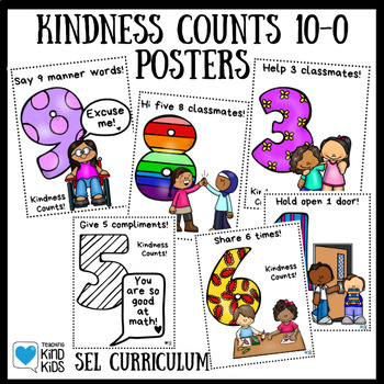 Preview of Kindness Posters/SEL Posters for School Classrooms and Hallways
