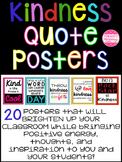 Kindness Quote Posters for Positive Behavior and Inspiration