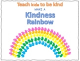 Kindness Rainbow : activity to teach kindness for kids to 