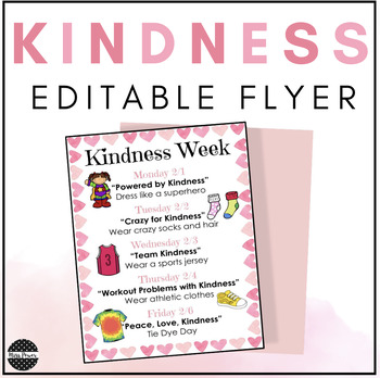 Preview of Kindness | Random Acts of Kindness |  Spirit Week | Valentines day