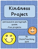Kindness Research Project : persuasive paragraph, poem- Na