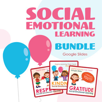 Preview of Kindness, Respect & Gratitude Google Slides | Social Emotional Learning BUNDLE