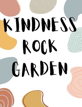 Preview of Kindness Rock Garden