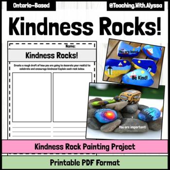 Preview of Kindness Rocks | Rock Painting Project | Rocks and Minerals Art Activity